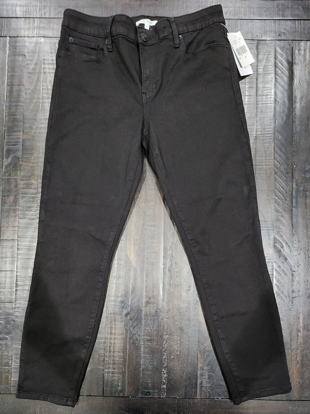 NEW WITH TAGS STS BLUE ANKLE SKINNY JEANS-BLACK-SIZE 31